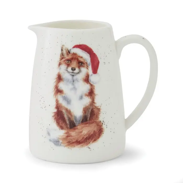 Wrendale Design Festive Fox Kannetje - Fine Bone China - 125 ml
