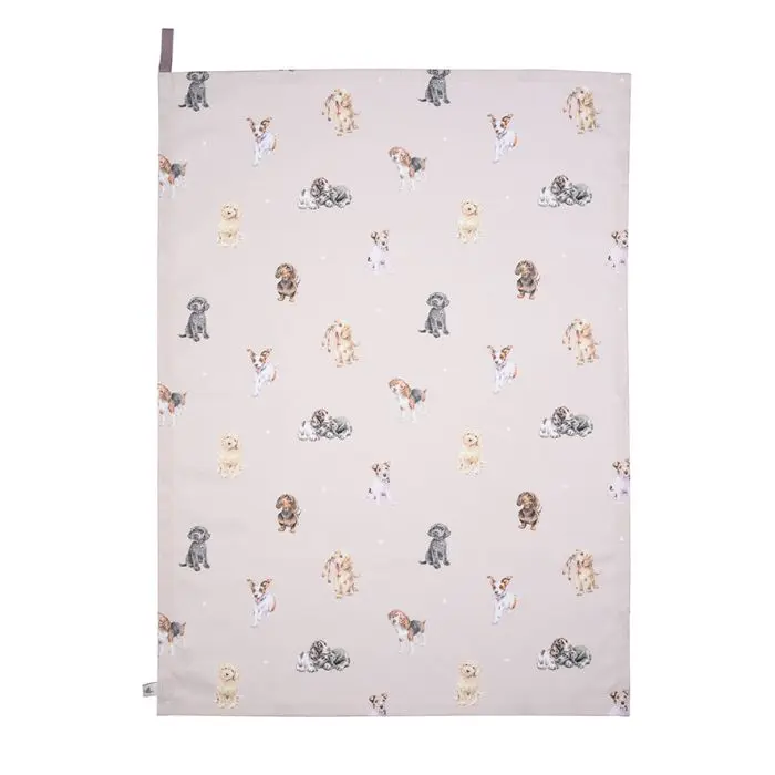 Wrendale Designs A Dog's Life Theedoek - 69 cm x 50 cm