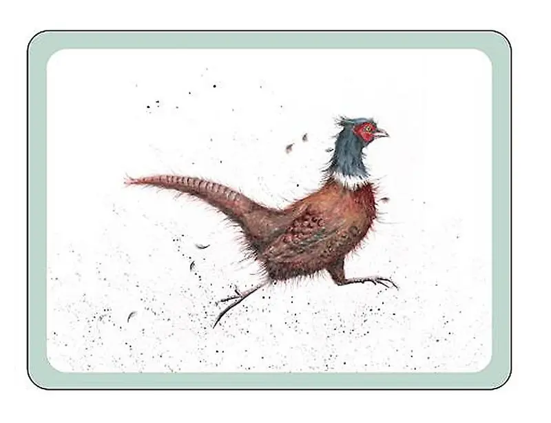 Wrendale Designs Country Set Placemat - Fazant - 30,5 cm x 23 cm