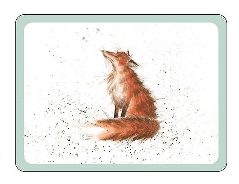 Wrendale Designs Country Set Placemat - Vos - 30,5 cm x 23 cm