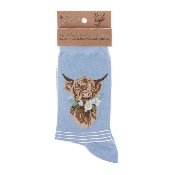 Wrendale Designs Daisy Coo Damessokken