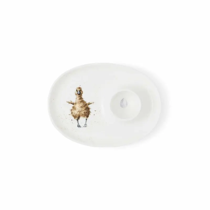 Wrendale Designs Gosling Eierdop - Porselein - 18 cm x 13,5 cm