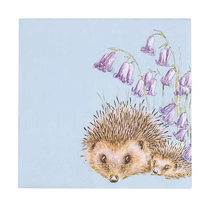 Wrendale Designs Hedgehugs Papieren Servetten - 33 cm x 33 cm