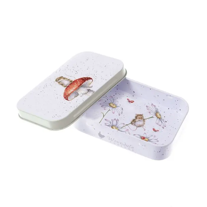 Wrendale Designs He's a Fun-Gi Blikje - Muisje - Metaal