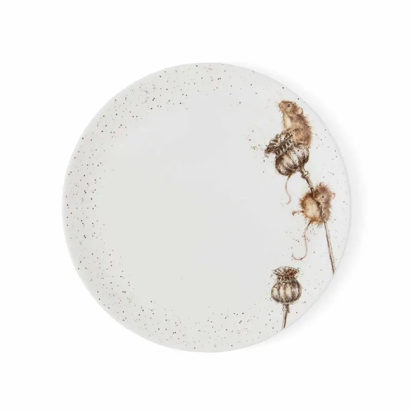 Wrendale Designs Mouse Dinerbord - Muis - Porselein - Ø 26,7 cm