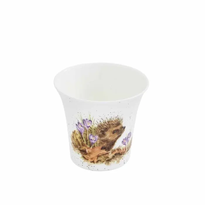 Wrendale Designs New Beginnings Kruidenpot - Egel - Porselein - 10 cm