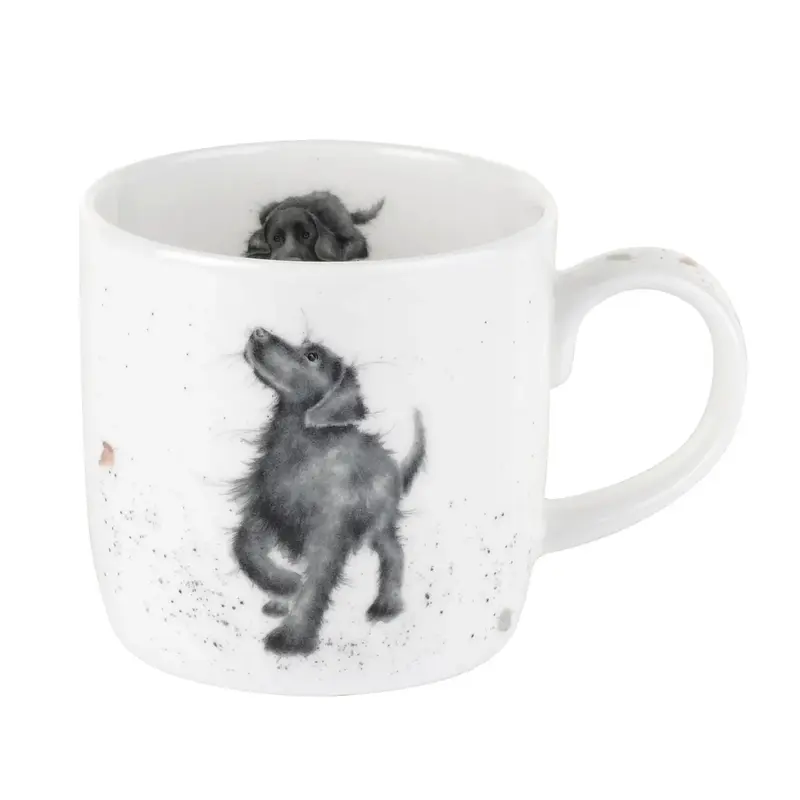 Wrendale Designs Walkies Beker - Fine Bone China - 300 ml