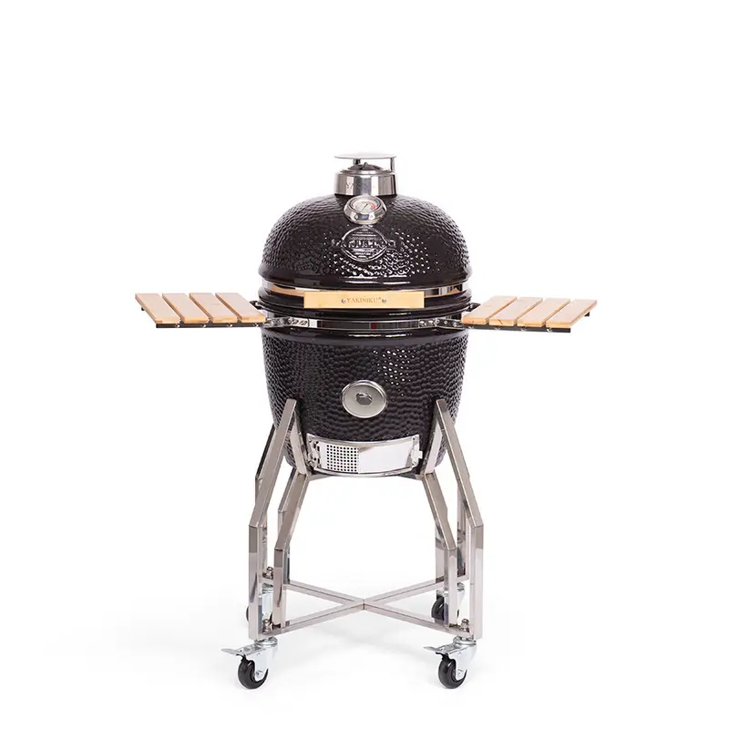 YAKINIKU Medium Kamado Compleet Ø41cm + Onderstel en zijtafels