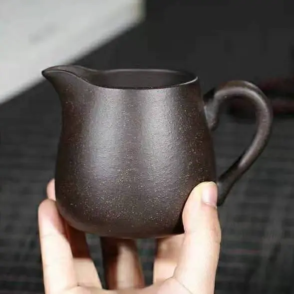 Yixing Tea Pitcher, Hei Jin Sha Clay 230 ml