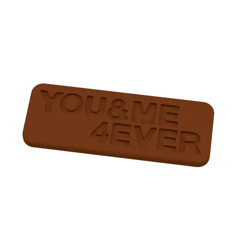 You & me 4 ever chocoladelabels