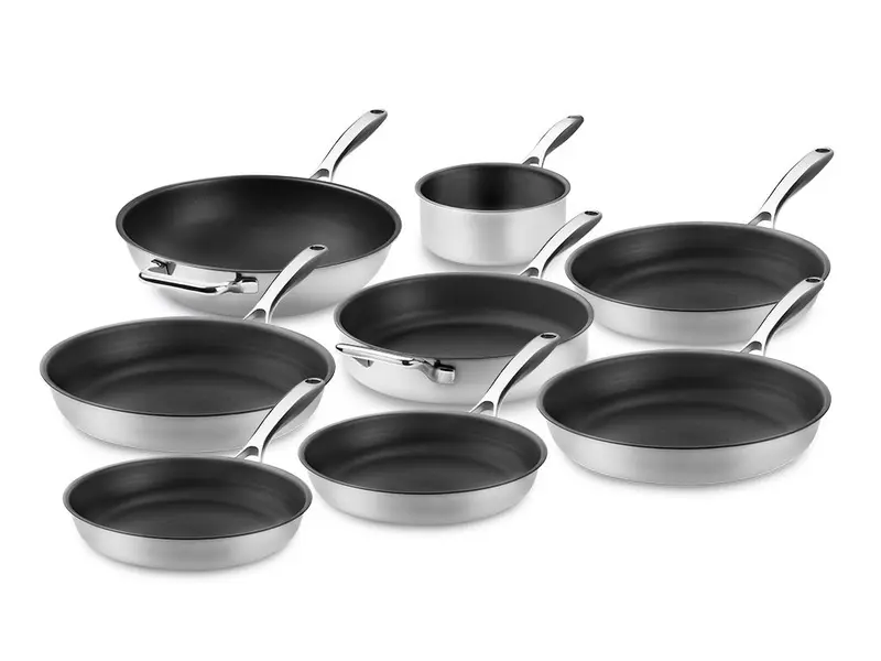 ZERO – NATUURLIJKE ANTIAANBAK KOOKSET – 8 DELIG