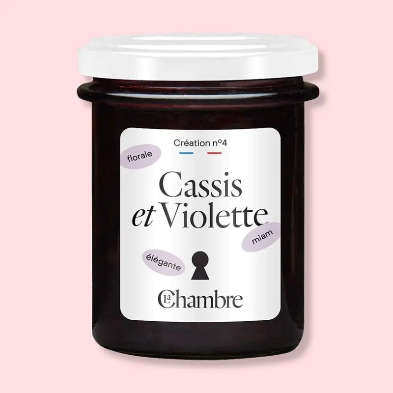 Zwarte-bessenconfiture met viooltjes – 200 g